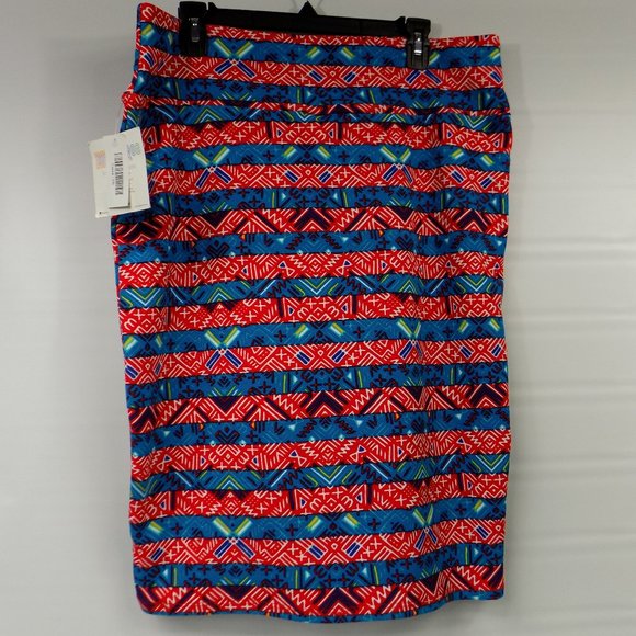 LuLaRoe Cassie Pencil Skirt Size XXL NWT - Picture 3 of 10